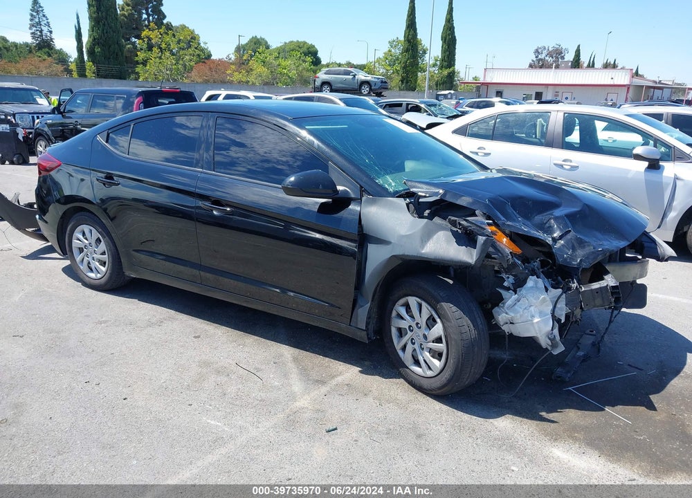 2019 HYUNDAI ELANTRA SE VIN: 5NPD74LF4KH431368