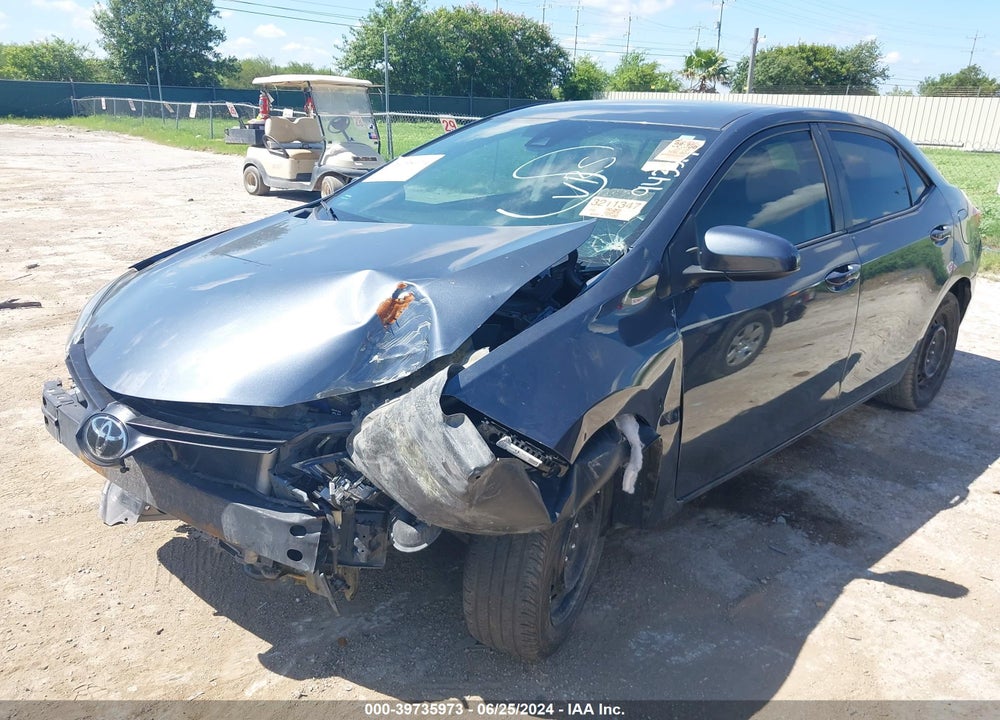 2019 TOYOTA COROLLA LE VIN: 5YFBURHE5KP943317