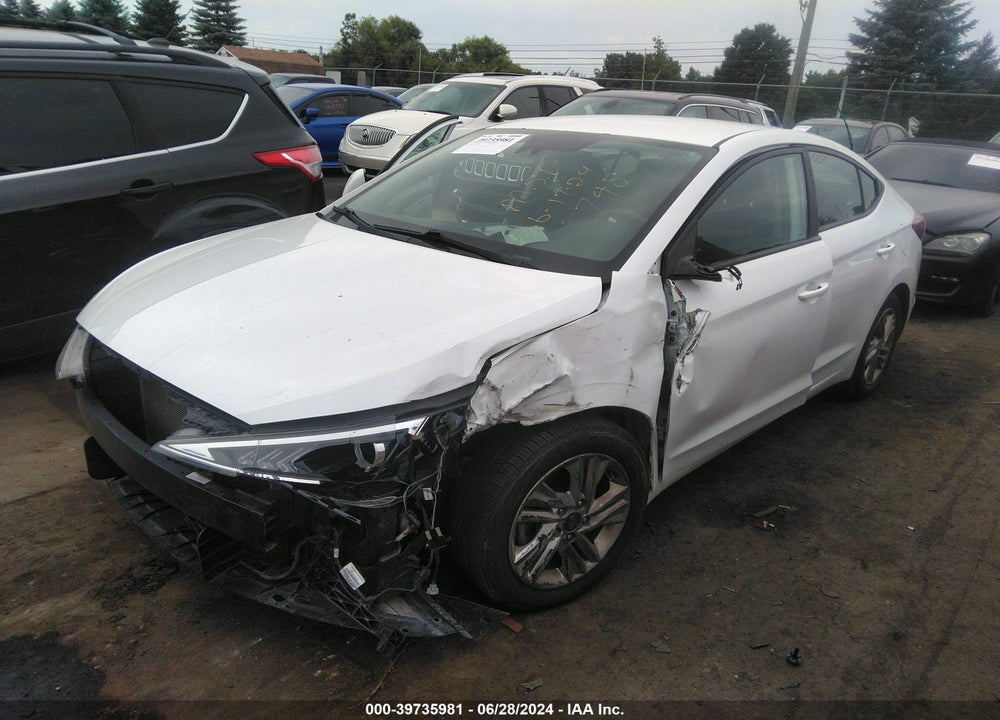 2020 HYUNDAI ELANTRA SEL VIN: 5NPD84LF5LH523748
