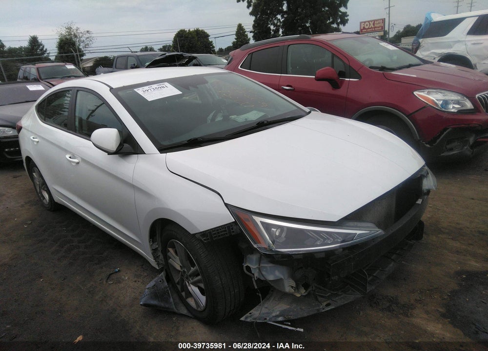 2020 HYUNDAI ELANTRA SEL VIN: 5NPD84LF5LH523748