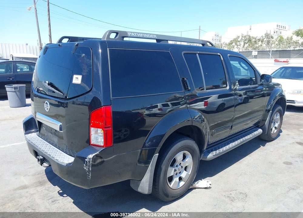 2006 NISSAN PATHFINDER S VIN: 5N1AR18U76C605109