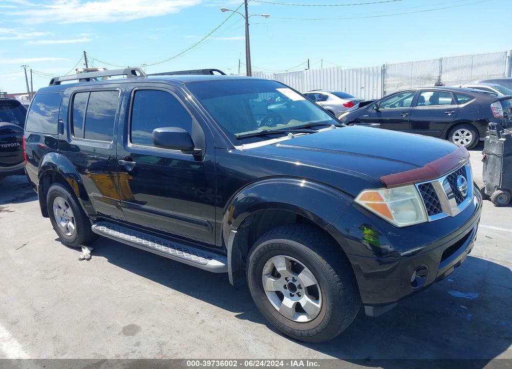 2006 NISSAN PATHFINDER S VIN: 5N1AR18U76C605109