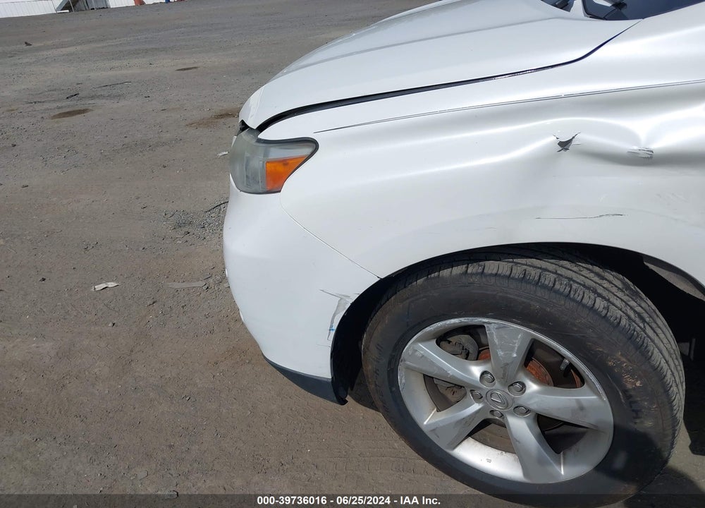 2011 LEXUS RX 350 VIN: 2T2BK1BA6BC116662