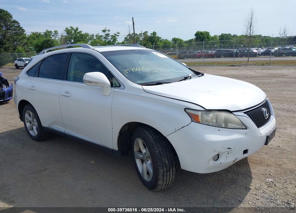 2011 LEXUS RX 350 VIN: 2T2BK1BA6BC116662