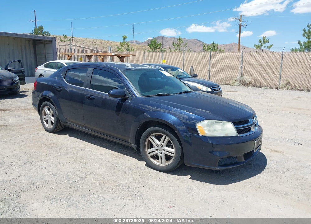 2011 DODGE AVENGER MAINSTREET VIN: 1B3BD1FBXBN537087