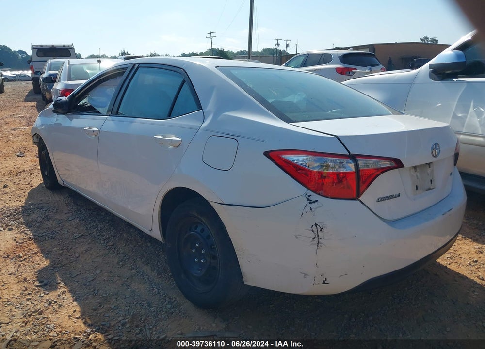 2016 TOYOTA COROLLA LE VIN: 2T1BURHE7GC592711
