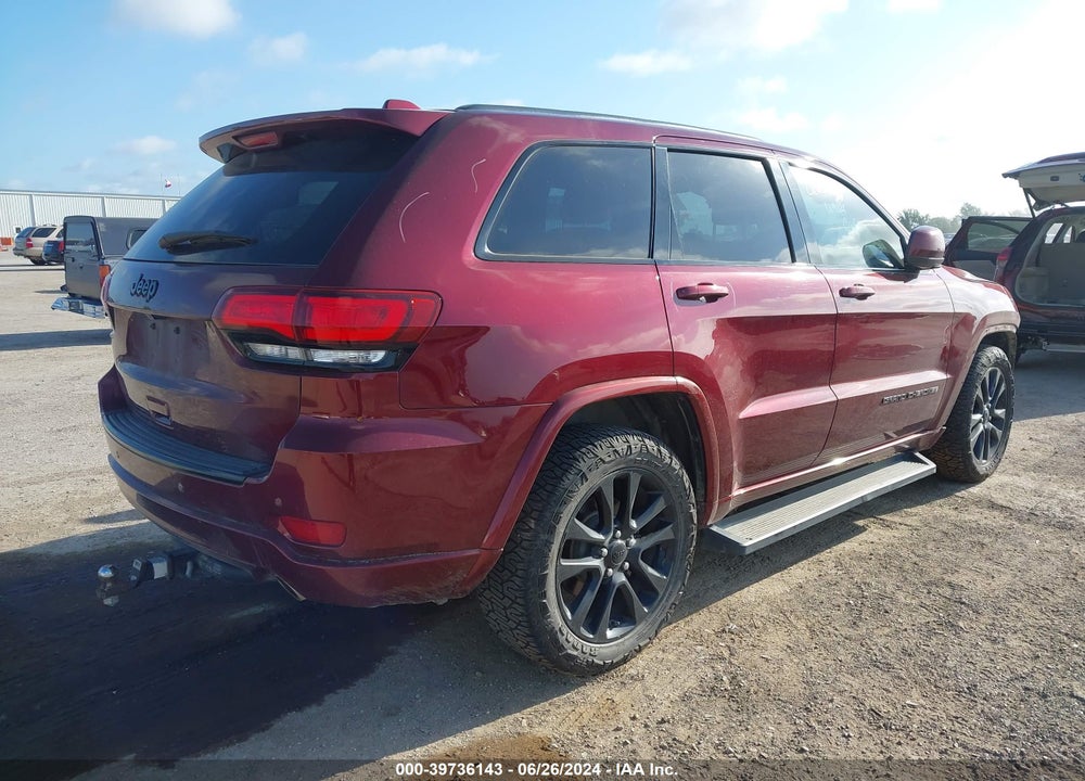 2017 JEEP GRAND CHEROKEE ALTITUDE 4X2 VIN: 1C4RJEAG0HC925580