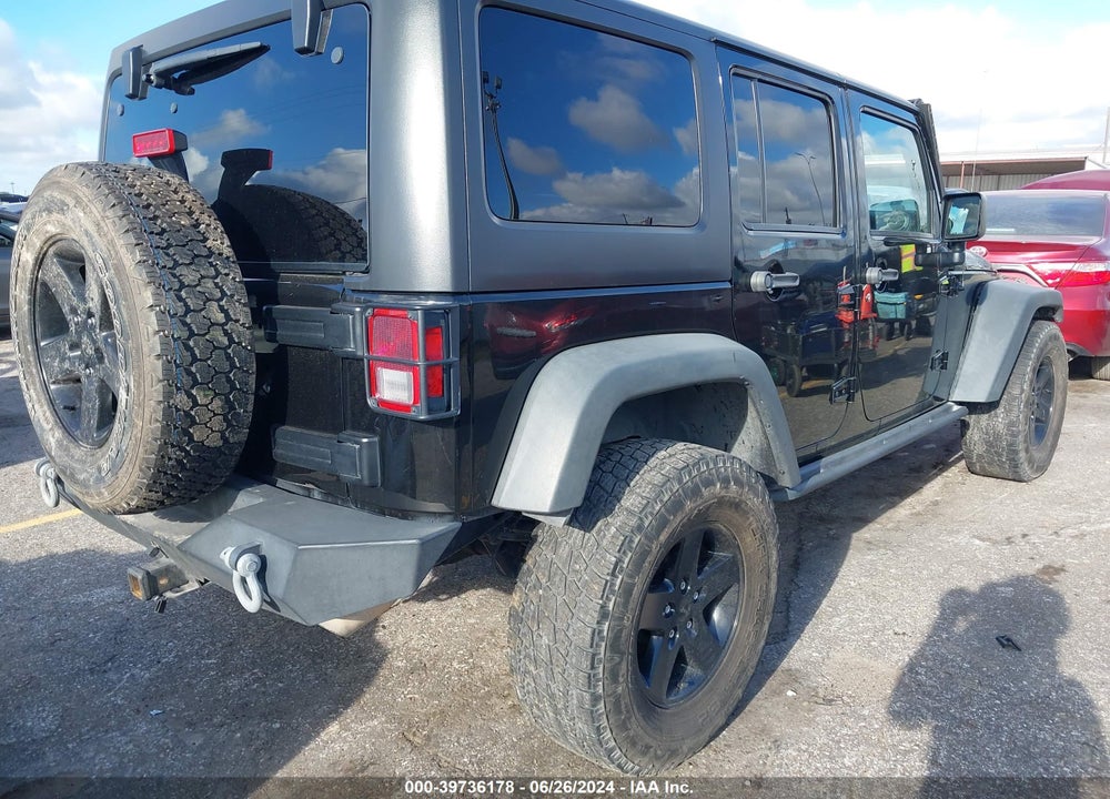 2016 JEEP WRANGLER UNLIMITED BLACK BEAR VIN: 1C4HJWDG5GL190350