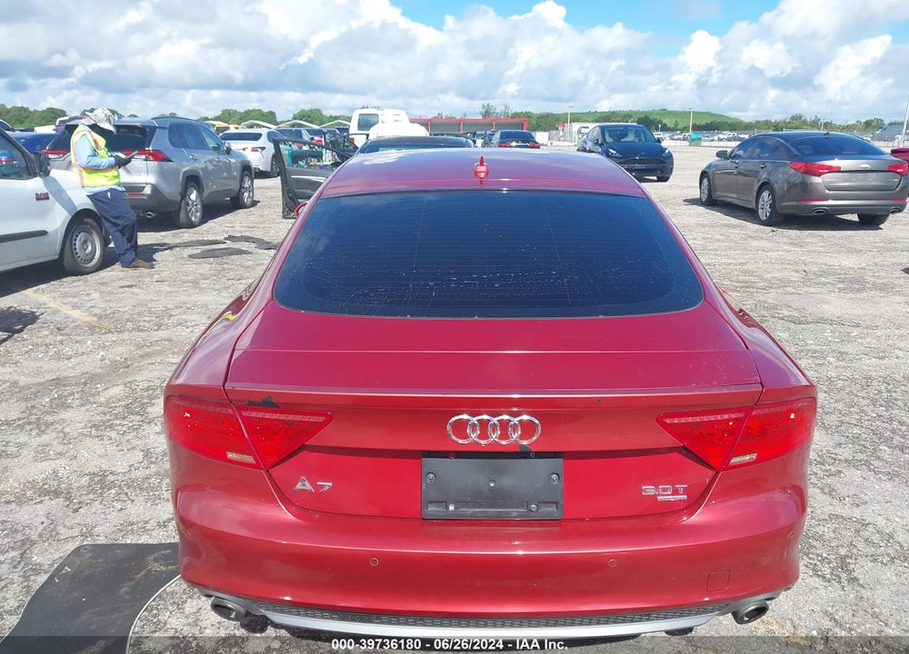2013 AUDI A7 3.0T PREMIUM VIN: WAU2GAFC2DN027881