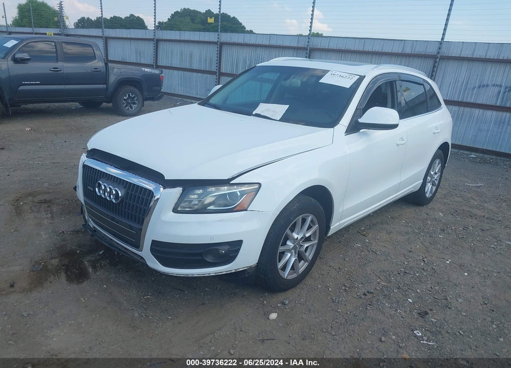 2012 AUDI Q5 2.0T PREMIUM VIN: WA1LFAFP6CA124479