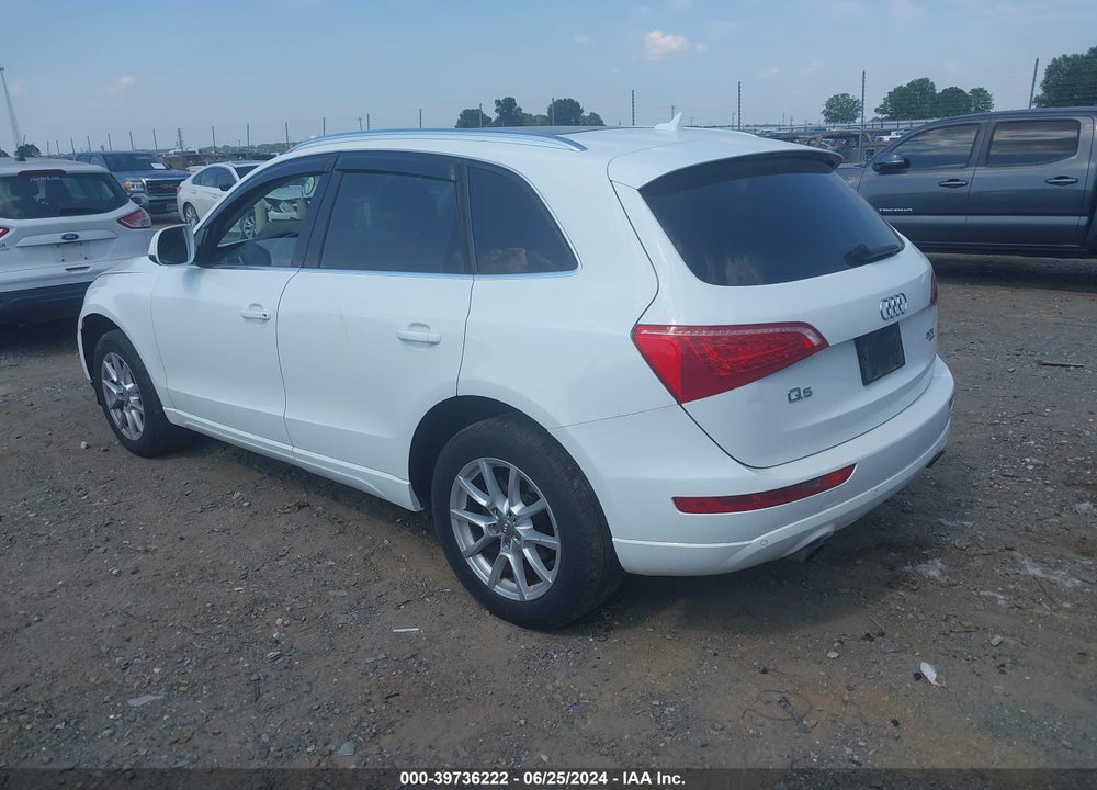 2012 AUDI Q5 2.0T PREMIUM VIN: WA1LFAFP6CA124479
