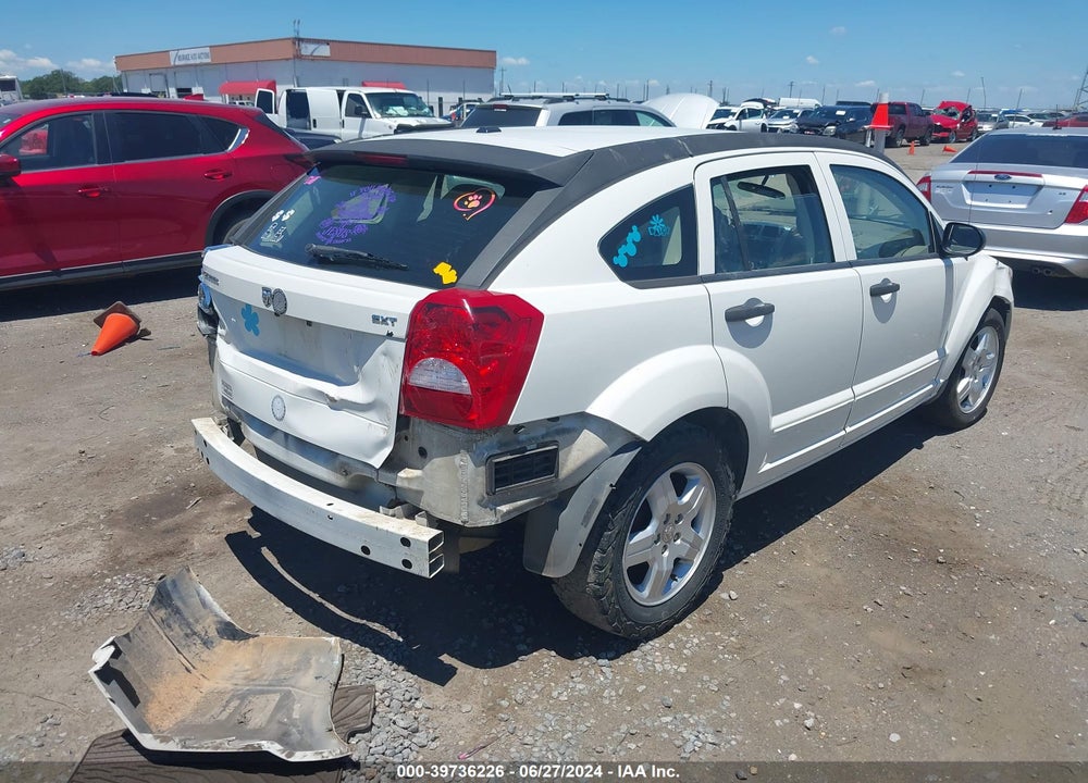 2008 DODGE CALIBER SXT VIN: 1B3HB48B08D672866