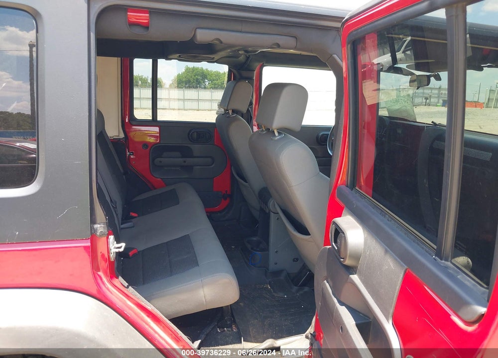 2010 JEEP WRANGLER UNLIMITED SPORT VIN: 1J4BA3H19AL104954