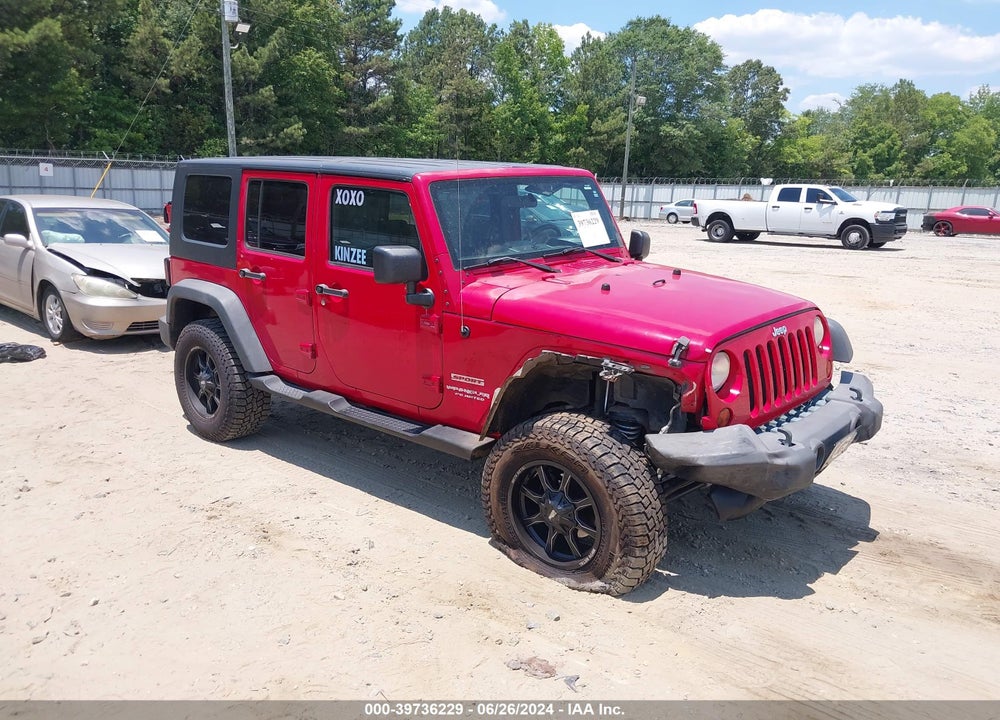 2010 JEEP WRANGLER UNLIMITED SPORT VIN: 1J4BA3H19AL104954