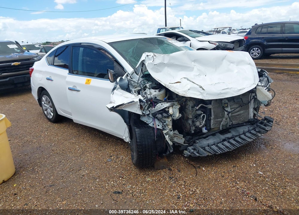 2019 NISSAN SENTRA S VIN: 3N1AB7AP8KY328233
