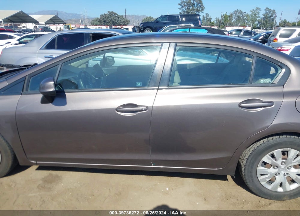 2012 HONDA CIVIC LX VIN: 2HGFB2F56CH554230