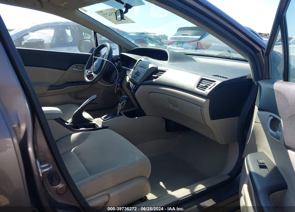 2012 HONDA CIVIC LX VIN: 2HGFB2F56CH554230