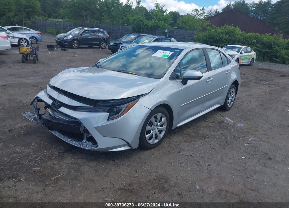 2022 TOYOTA COROLLA LE VIN: 5YFEPMAE9NP301771