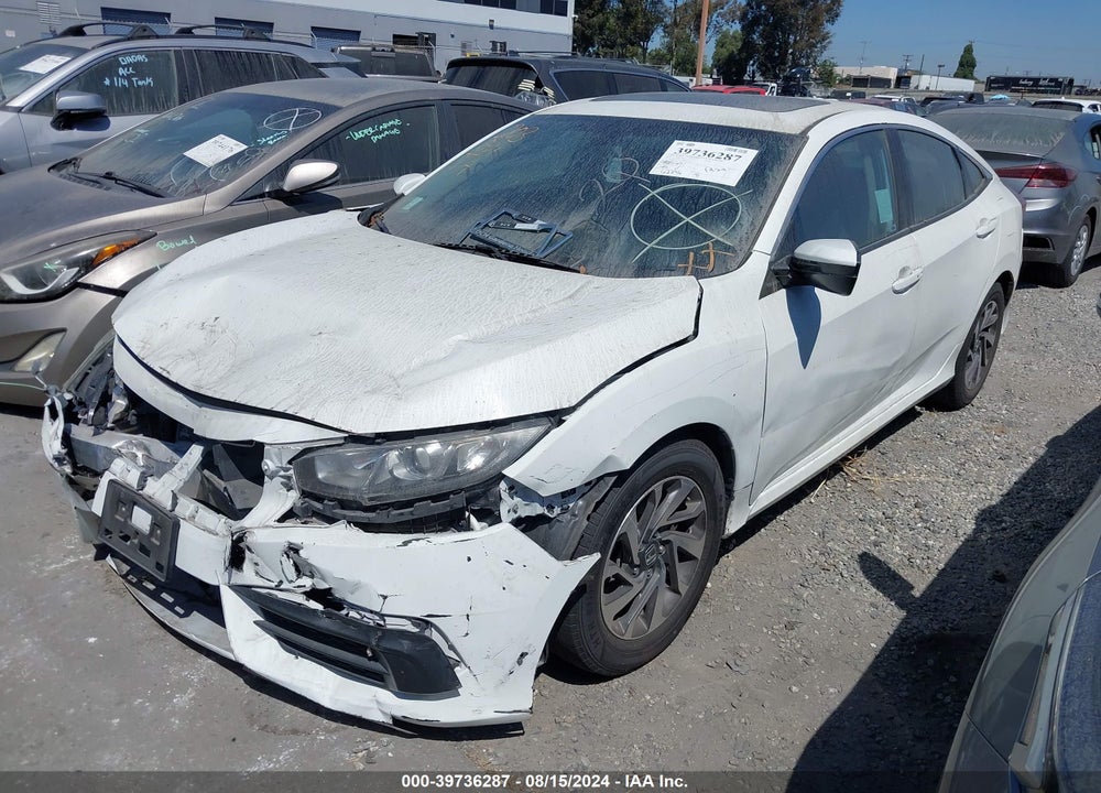 2018 HONDA CIVIC VIN: 2HGFC2F77JH501421
