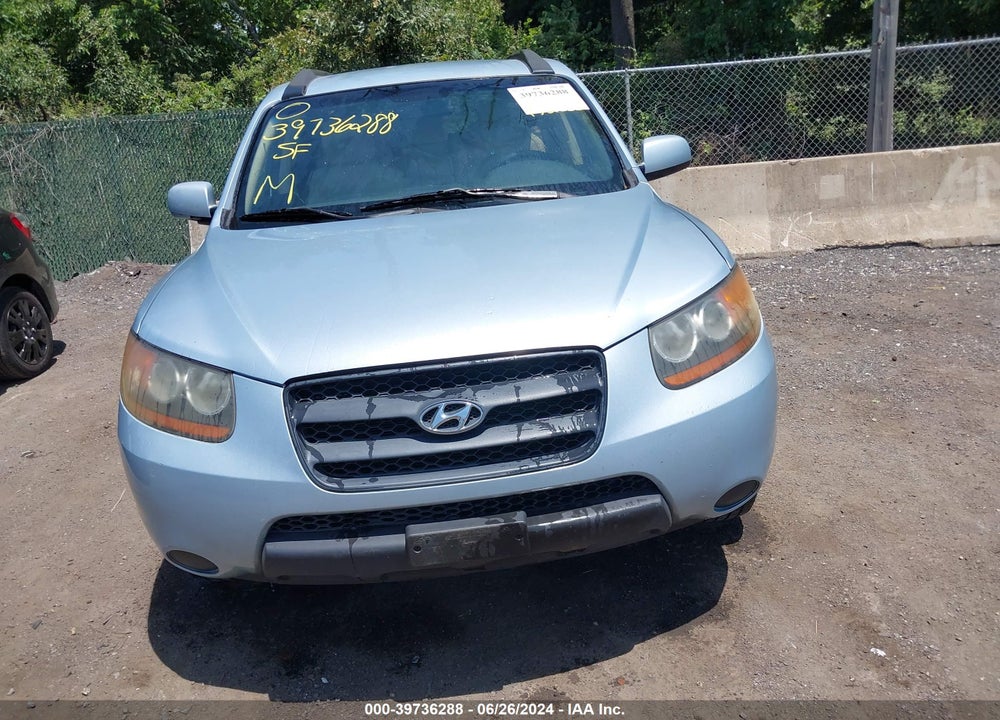 2008 HYUNDAI SANTA FE GLS VIN: 5NMSG13D08H155796