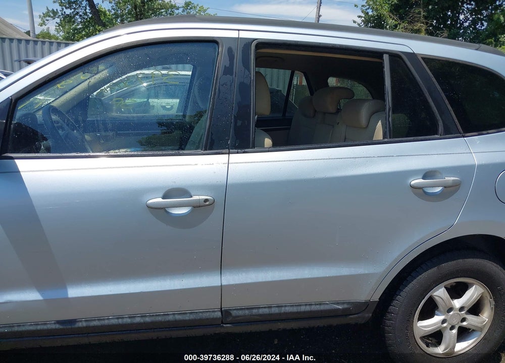 2008 HYUNDAI SANTA FE GLS VIN: 5NMSG13D08H155796
