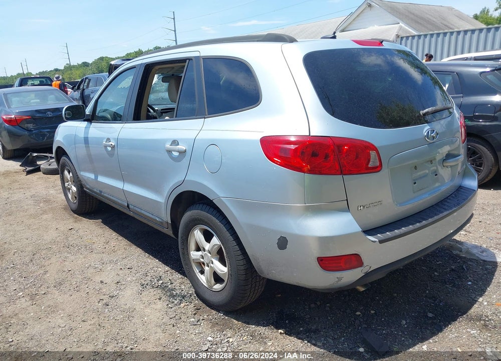 2008 HYUNDAI SANTA FE GLS VIN: 5NMSG13D08H155796