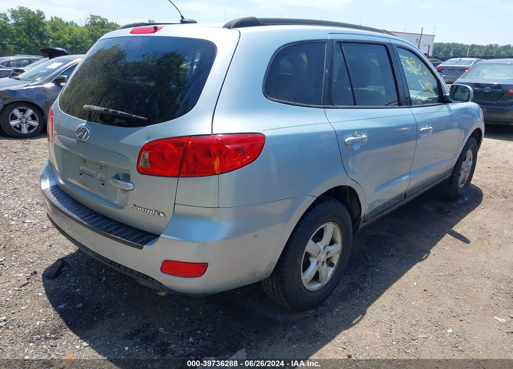 2008 HYUNDAI SANTA FE GLS VIN: 5NMSG13D08H155796