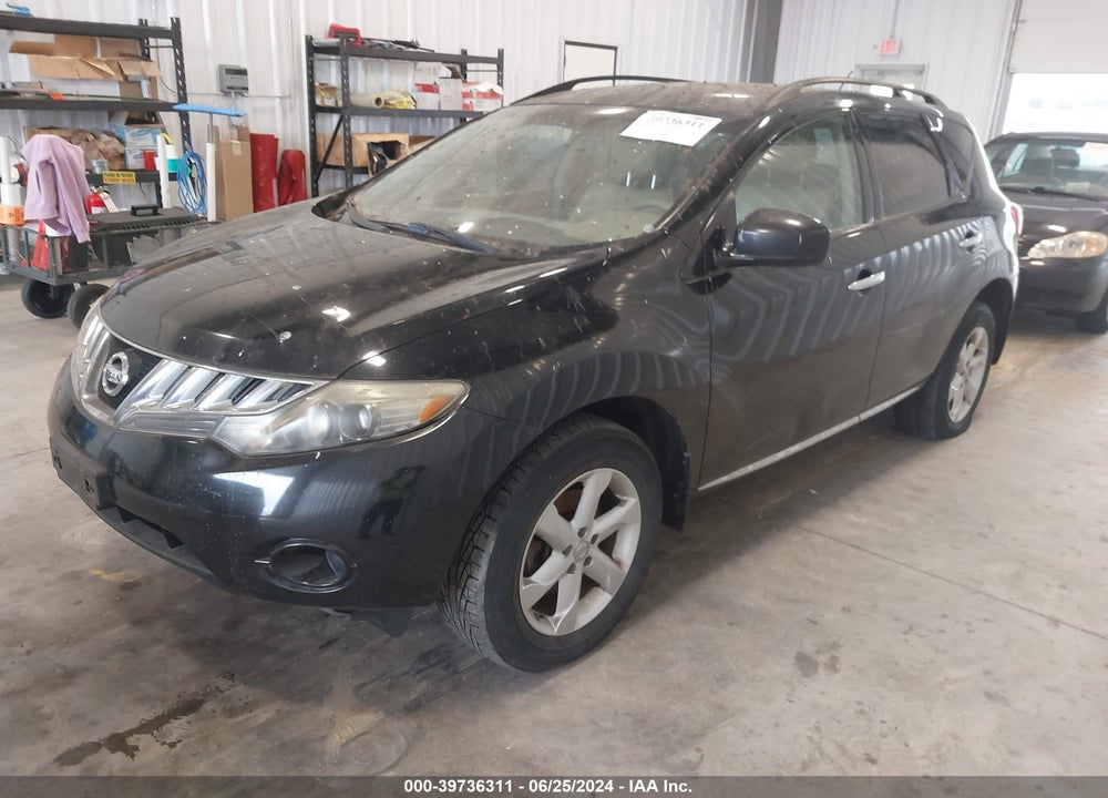 2009 NISSAN MURANO S VIN: JN8AZ18W29W100950