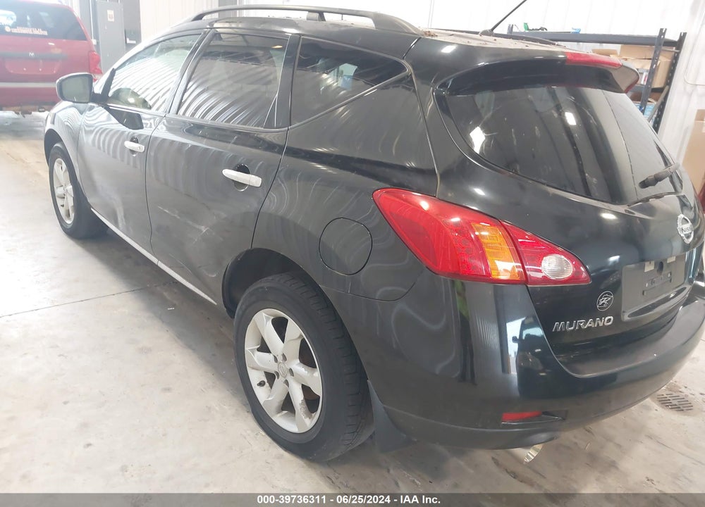 2009 NISSAN MURANO S VIN: JN8AZ18W29W100950
