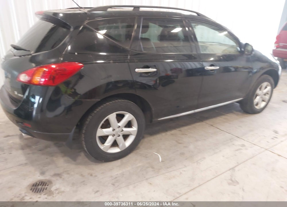 2009 NISSAN MURANO S VIN: JN8AZ18W29W100950