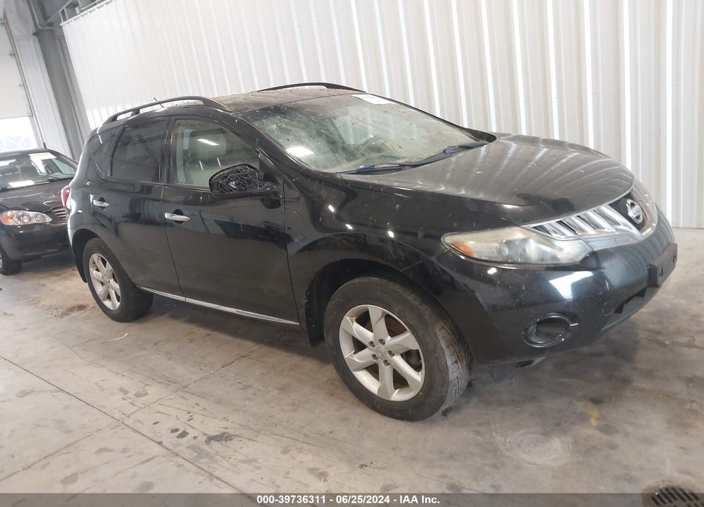 2009 NISSAN MURANO S VIN: JN8AZ18W29W100950