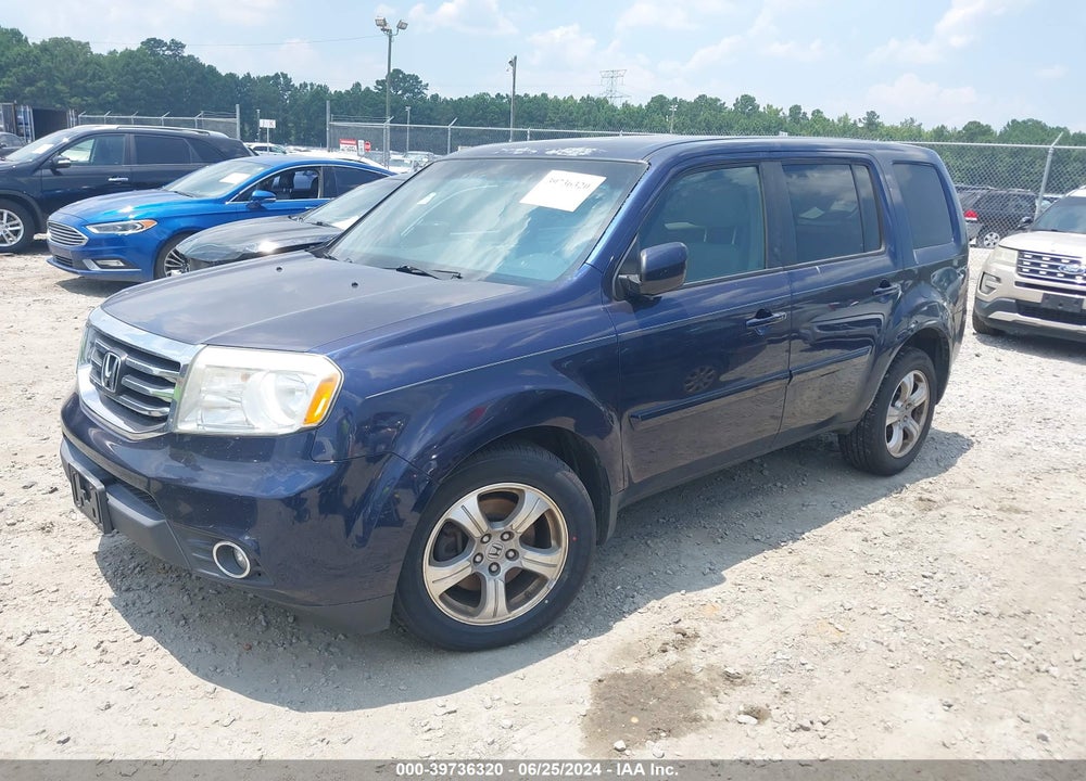 2013 HONDA PILOT EX VIN: 5FNYF4H47DB021788