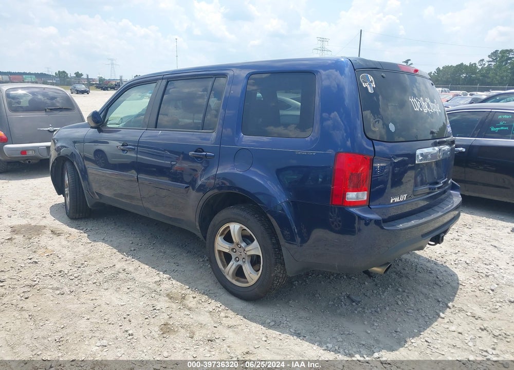 2013 HONDA PILOT EX VIN: 5FNYF4H47DB021788