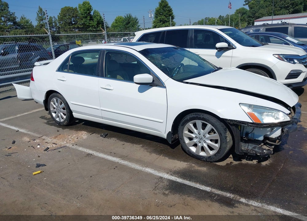 2007 HONDA ACCORD 3.0 EX VIN: 1HGCM66527A061136