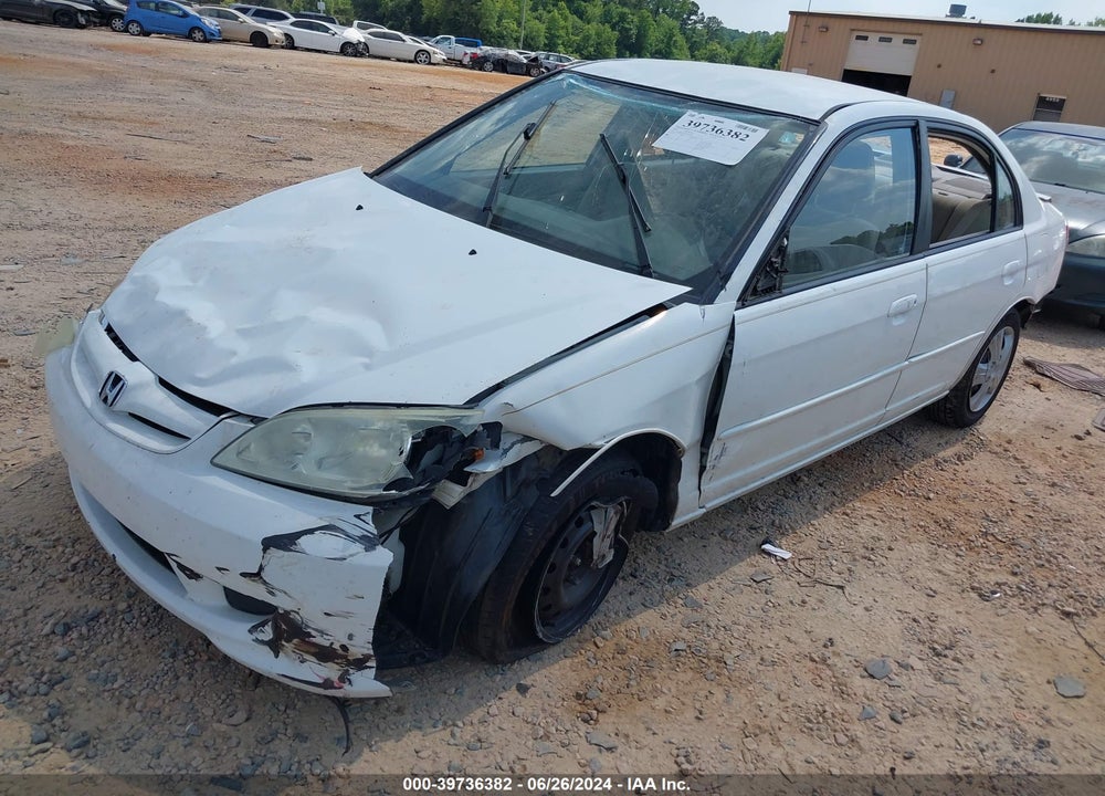 2005 HONDA CIVIC LX VIN: 2HGES16645H570752