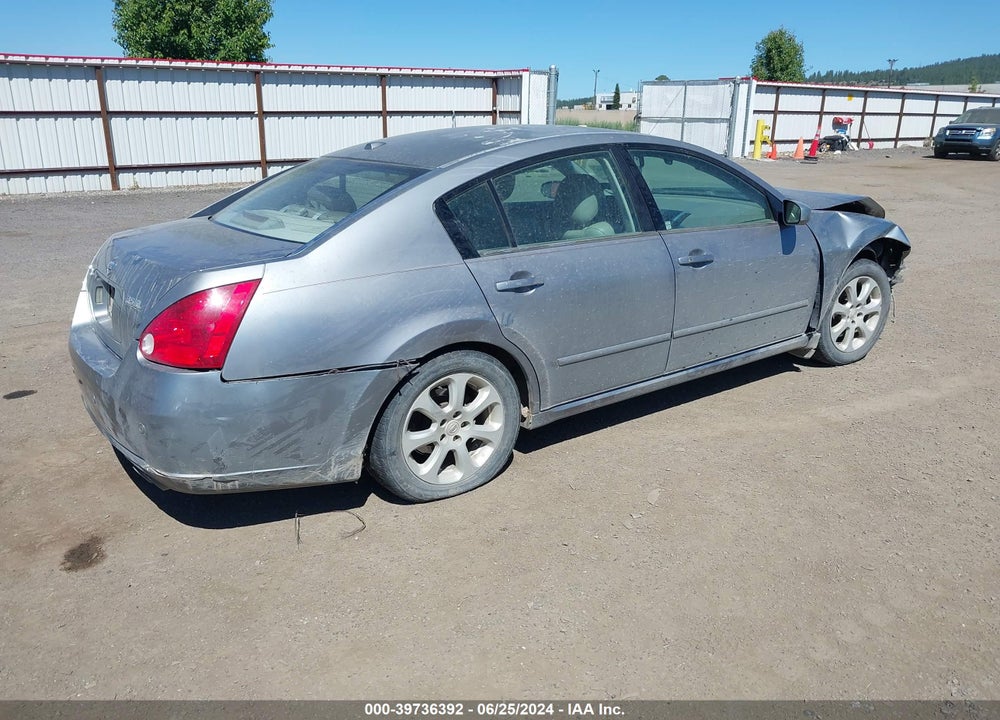 2008 NISSAN MAXIMA 3.5 SL VIN: 1N4BA41E88C813321