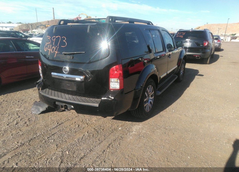 2010 NISSAN PATHFINDER LE VIN: 5N1AR1NB0AC624936