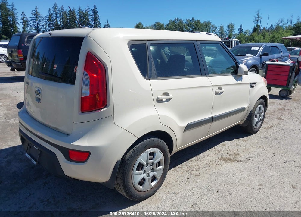 2012 KIA SOUL VIN: KNDJT2A54C7437240