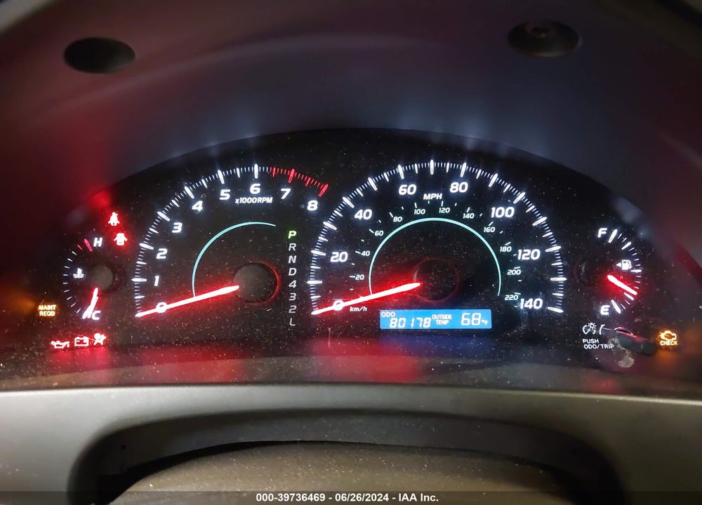 2009 TOYOTA CAMRY LE VIN: 4T1BE46K59U862173