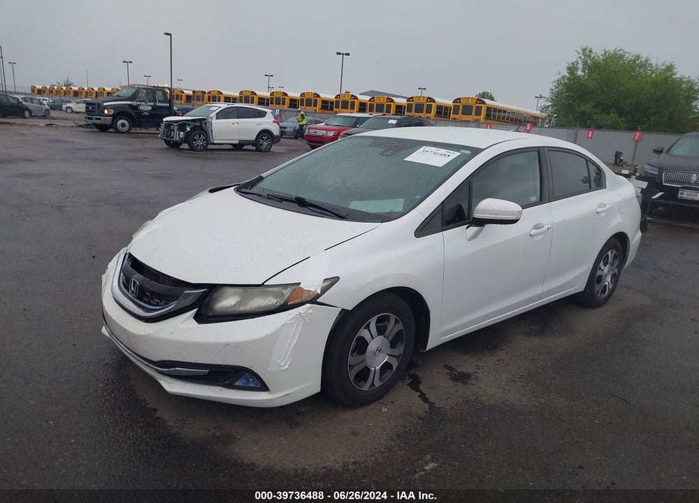 2014 HONDA CIVIC HYBRID VIN: 19XFB4F26EE000958