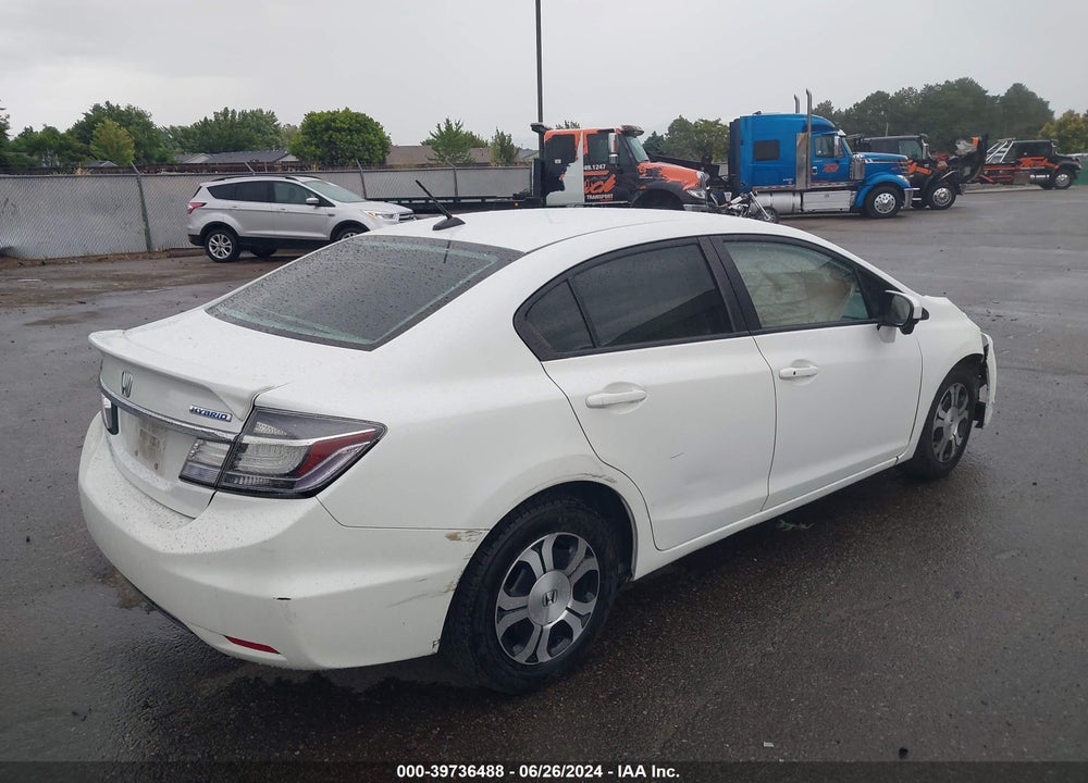 2014 HONDA CIVIC HYBRID VIN: 19XFB4F26EE000958