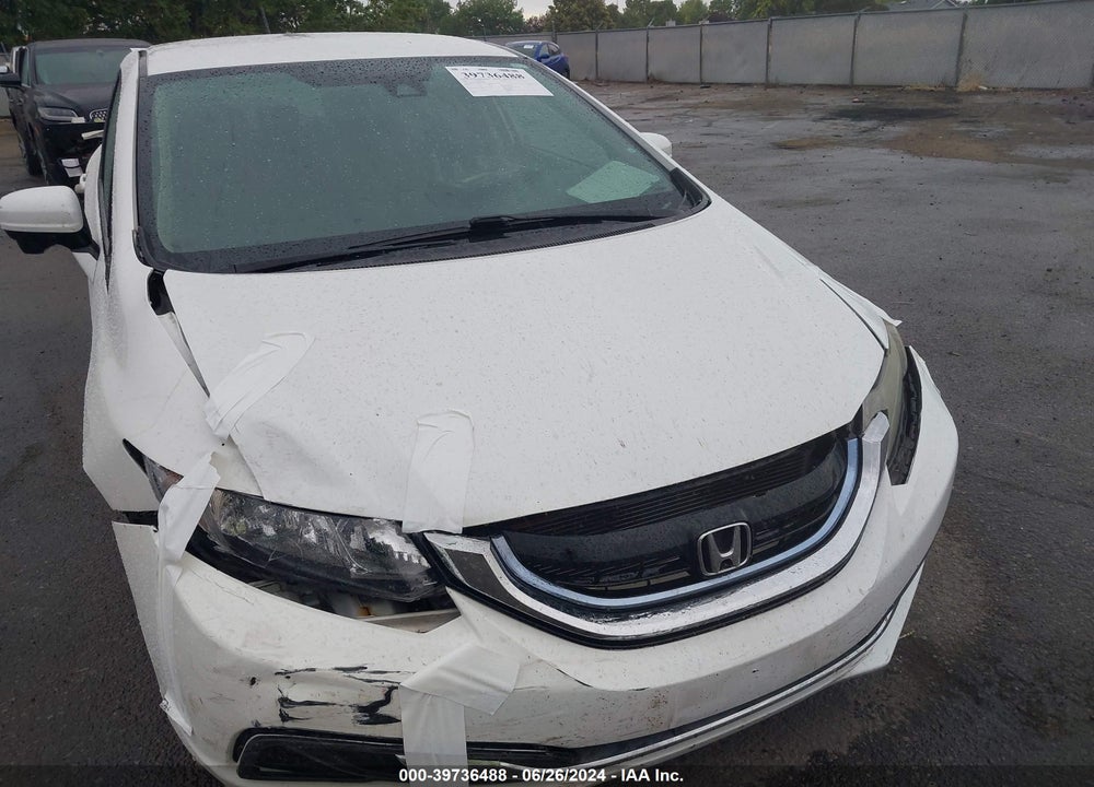 2014 HONDA CIVIC HYBRID VIN: 19XFB4F26EE000958