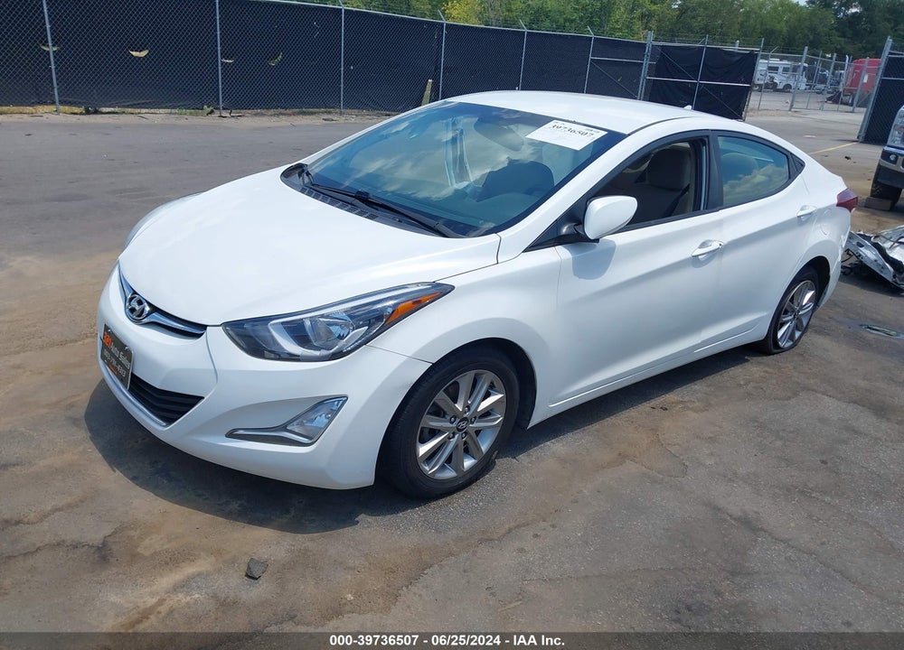 2014 HYUNDAI ELANTRA SE VIN: 5NPDH4AE9EH483154