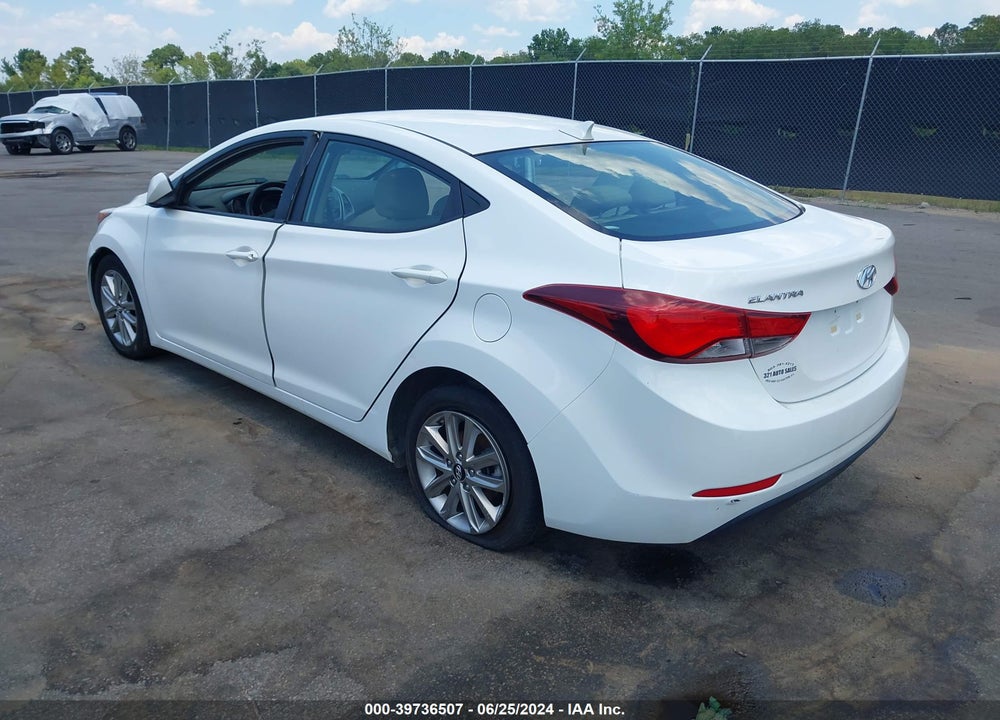 2014 HYUNDAI ELANTRA SE VIN: 5NPDH4AE9EH483154