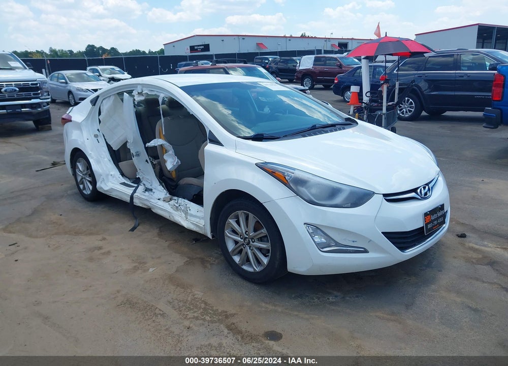 2014 HYUNDAI ELANTRA SE VIN: 5NPDH4AE9EH483154