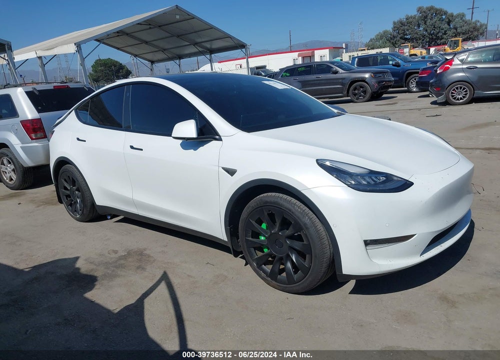 2021 TESLA MODEL Y LONG RANGE DUAL MOTOR ALL-WHEEL DRIVE VIN: 5YJYGDEEXMF233059