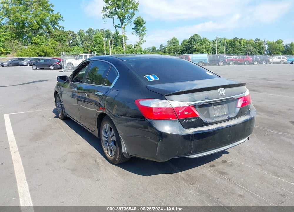 2013 HONDA ACCORD LX VIN: 1HGCR2F39DA224790