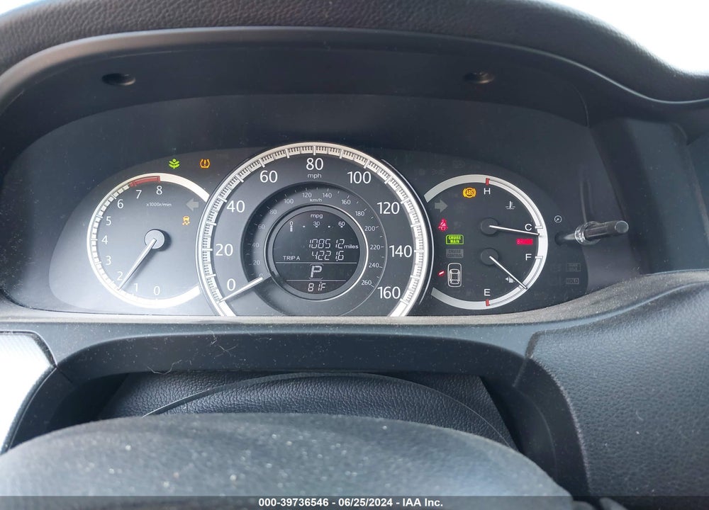 2013 HONDA ACCORD LX VIN: 1HGCR2F39DA224790