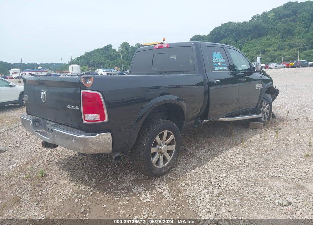 2017 RAM 2500 LONGHORN 4X4 6'4 BOX VIN: 3C6UR5GLXHG636203