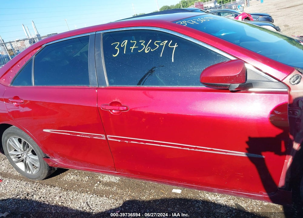 2015 TOYOTA CAMRY SE VIN: 4T1BF1FK0FU964438